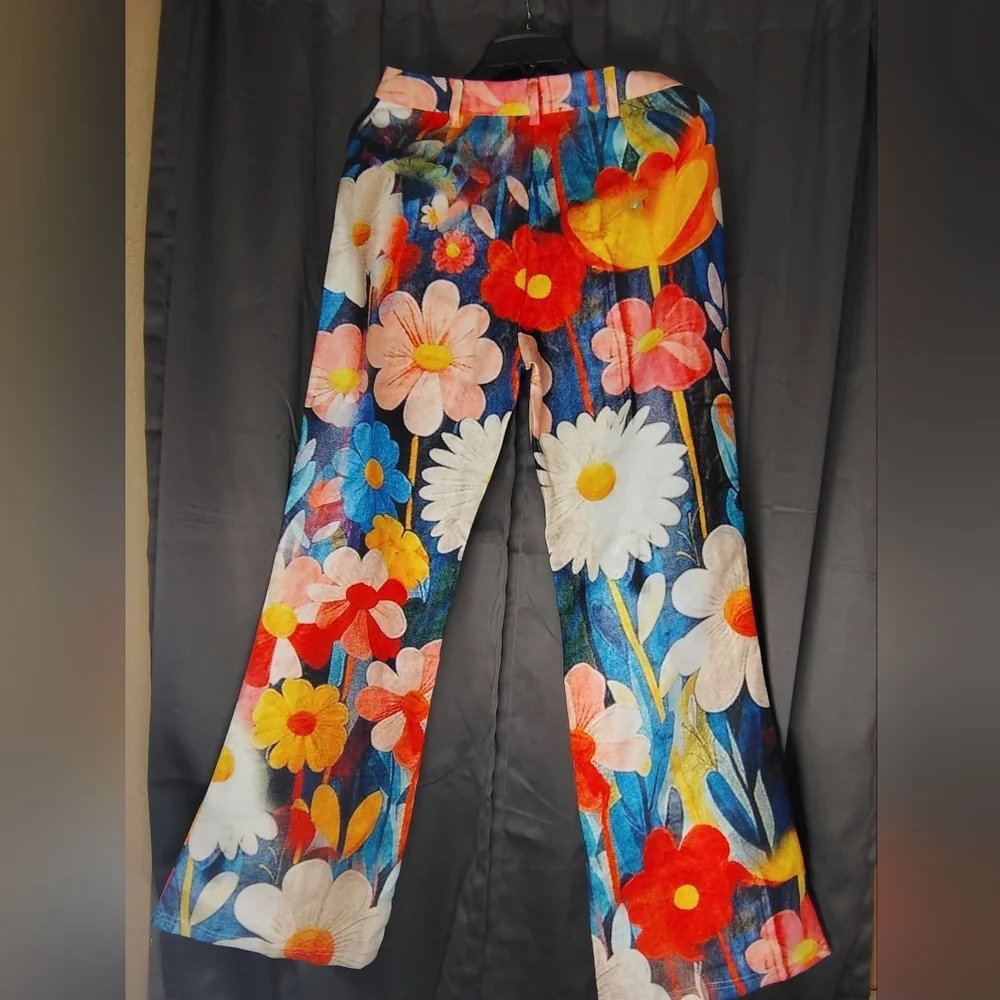 Colorful Floral Pants - Picture 10 of 12